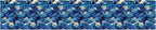 Blue Wave Wallpaper Border 196x4 Inch Peel and Stick Wall Border Self Adhesive - Image 2