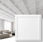Art3d 24-Pack Drop Relief Ceiling Tiles by Art3d