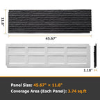 ROOMTEC 1-Pack Faux Stone Wall Covering Panels - Image 2
