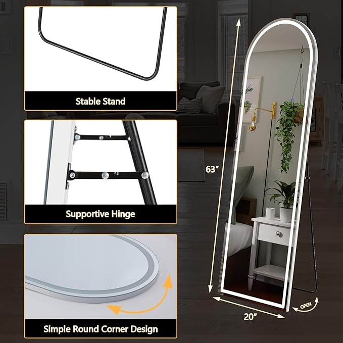Sweetcrispy Arched Full Length Mirror - Image 2