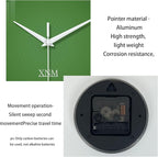 XNM Green Glass Big Wall Clock Battery Operated 20 Inch Modern Clock - Image 7