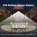 HMCITY 120 LED Outdoor Solar Lights - Image 6
