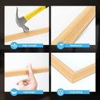 Art3d Pre-Cut Wall Molding Set of 6 pcs, Ready-to-Assemble Wainscoting Panels - Image 5