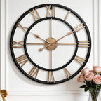Pytha Sight 24 Inch Large Oversized Farmhouse Modern Decorative Wall Clock by Pytha+Sight