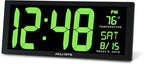 AcuRite 75155M 14.5" Large Green LED Digital Clock Inch - Image 3