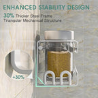 LUCYCAZ 2 Pack Wall Mounted Spice Rack - Image 3