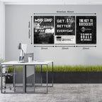 KAWAHONE Motivational Success Canvas Wall Art - Image 4