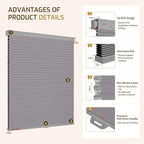 Grandekor No Drill No Tools Cordless Cellular Shades, UV Protection Privacy No - Image 9