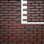 EverStone Aged Brick Faux Brick Panel, 46 7/8"W x 27"H x 1 1/4"D, Heath Color - Image 9