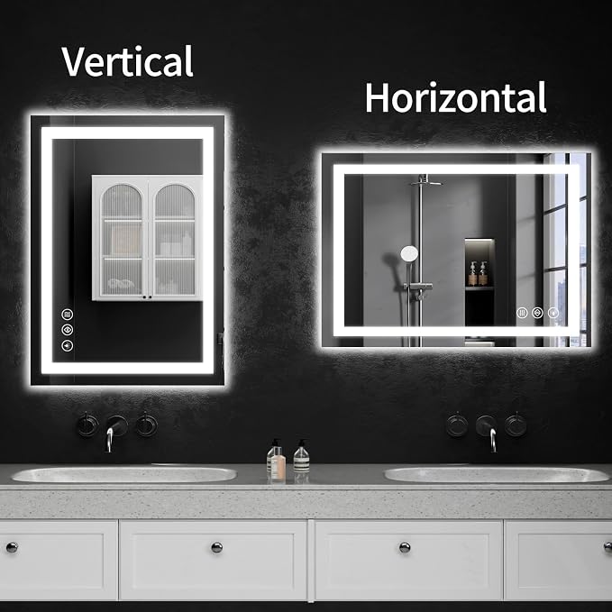 LED Bathroom Mirrors 20"x30" Bathroom Mirror - Image 9