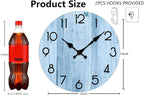 Wall Clock, Modern Wall Clocks Battery Operated, Silent Non Ticking Clock - Image 3