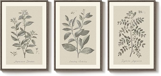 Large Framed Botanical Wall Art - Image 9