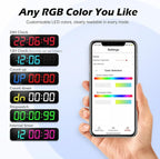 15.2" Large Digital Wall Clock - Image 4