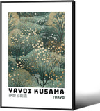 Yayoi Kusama Inspired Poster Japanese Botanical Wall Art Abstract Yayoi Kusama by Unknown