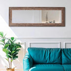 Syndra Farmhouse Full Length Mirror 61x22'', Rustic Floor Mirror, Large - Image 4