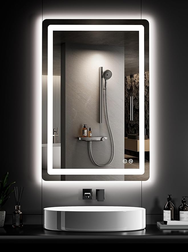 TRAHOME 36"x24" LED Bathroom Vanity Mirror by TRAHOME