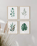 HAUS AND HUES Green Plant Art Print Set of 4-16x20 - Image 4