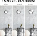 Modern Silent Wall Clock, 10inch Non-Ticking Analog Battery Operated Clock - Image 9
