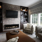 EverStone Aged Brick Faux Brick Panel, 46 7/8"W x 27"H x 1 1/4"D, Limewashed - Image 11