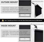 AOSKY Cordless Roller Shades Blackout Blinds - Image 6