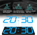 CHKOSDA LED Large Digital Wall Clock, Oversize Wall Clock - Image 5