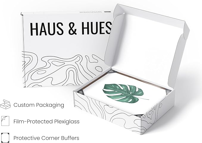 HAUS AND HUES Green Plant Art Print Set of 4-16x20 - Image 4