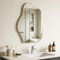 Ruomeng Irregular Wall Mirror Asymmetrical Mirror, Modern Decorative Wall Decor by Ruomeng