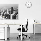 Foxtop Black Wall Clock 12 Inch Silent Non Ticking Quartz Battery Operated - Image 8