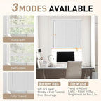No Drill No Tool 1" Vinyl Mini Blinds, Light Filtering Horizontal Window Blinds - Image 7