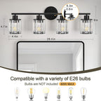 Crystal Bathroom Light Fixtures, Bathroom Lighting Fixtures Over Mirror - Image 2