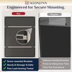 Keonjinn 40 x 24 Inch Black Bathroom Mirrors - Image 8