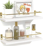 RICHER HOUSE Bathroom Shelves, Small Floating Wall Shelf by RicherHouse