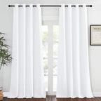 NICETOWN White Room Darkening Curtain 95 inches Long - Image 3