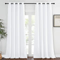 NICETOWN White Room Darkening Curtain 120 inches Long by NICETOWN