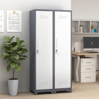 GREATMEET Slim Locking Metal Garage Storage Cabinet, Tall Steel Narrow Broom - Image 7