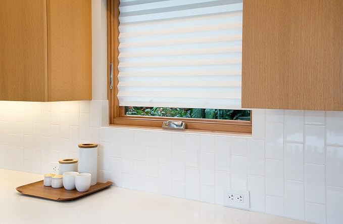 Redi Shade No Tools Original Light Filtering Pleated Paper Shade White - Image 8