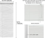 YIIBAII Mini Blinds Suitable for 26" W x 64" H Windows 1" Aluminum Horizontal - Image 6
