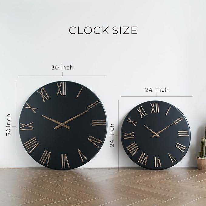 Large Modern Wall Clock - Image 5
