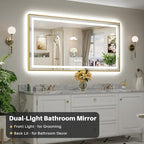 72x36 Inch LED Bathroom Mirror - Image 3