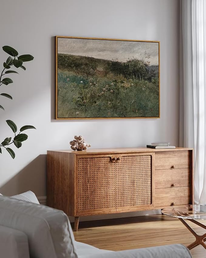 InSimSea Framed Canvas Wall Art Vintage Decor, Rustic Classical Paintings - Image 2