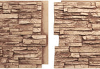 EverStone Canyon Ridge Faux Stone Panel, 45 3/4"W x 24 1/2"H x 1 1/4"D - Image 8