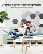 Soundsbay Acoustic Panels, 18 Pack Hexagon Soundproof Wall Panels High Density - Image 6