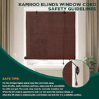 Bamboo Blinds for Interior Windows, Custom Roller Shades for Indoor Window and - Image 4