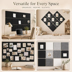 Large Cork Boards for Walls – 48" x 36" Self Adhesive Felt Wall Tiles - Image 6