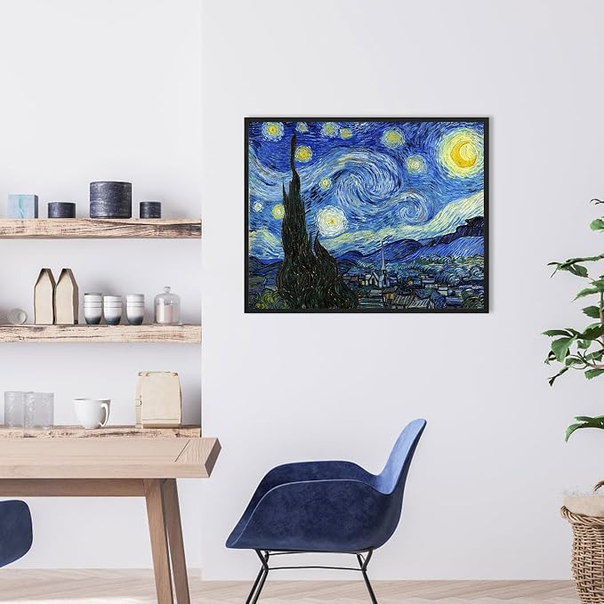 Van Gogh Canvas Wall Art: Starry Night Posters Large Modern Artwork Famous - Image 5