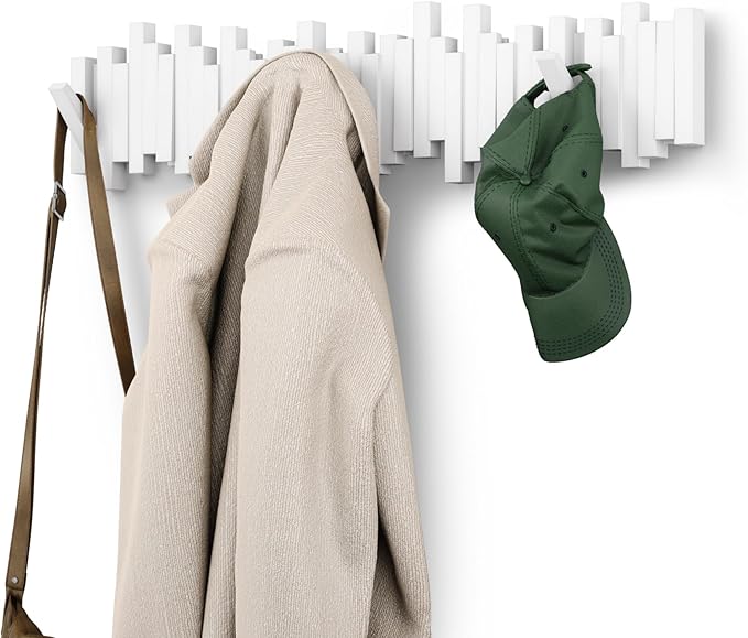 Umbra Sticks Wall-Mounted Coat Rack Rail Hook by Umbra