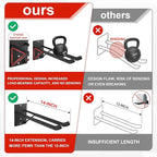 14" Large Heavy Duty Garage Hooks, Utility Wall Mount Hangers - Image 3