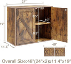 YOURLITE Laundry Cabinet, Medicine Cabinet, Bathroom Kitchen Storage Wall - Image 2