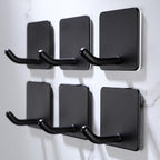 DELITON 6 Pack Towel Hooks for Hanging, Adhesive Hooks Stick on Wall for - Image 2