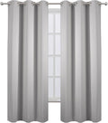 LEMOMO Light Grey Blackout Curtains 34 x 84 Inch Length/Set of 2 Curtain by Lemomo